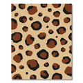 Brown Black Animal Print Spots Rug