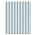 Classic Blue Cream Stripe Rug