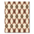 Earthy Floral Vine Abstract Rug