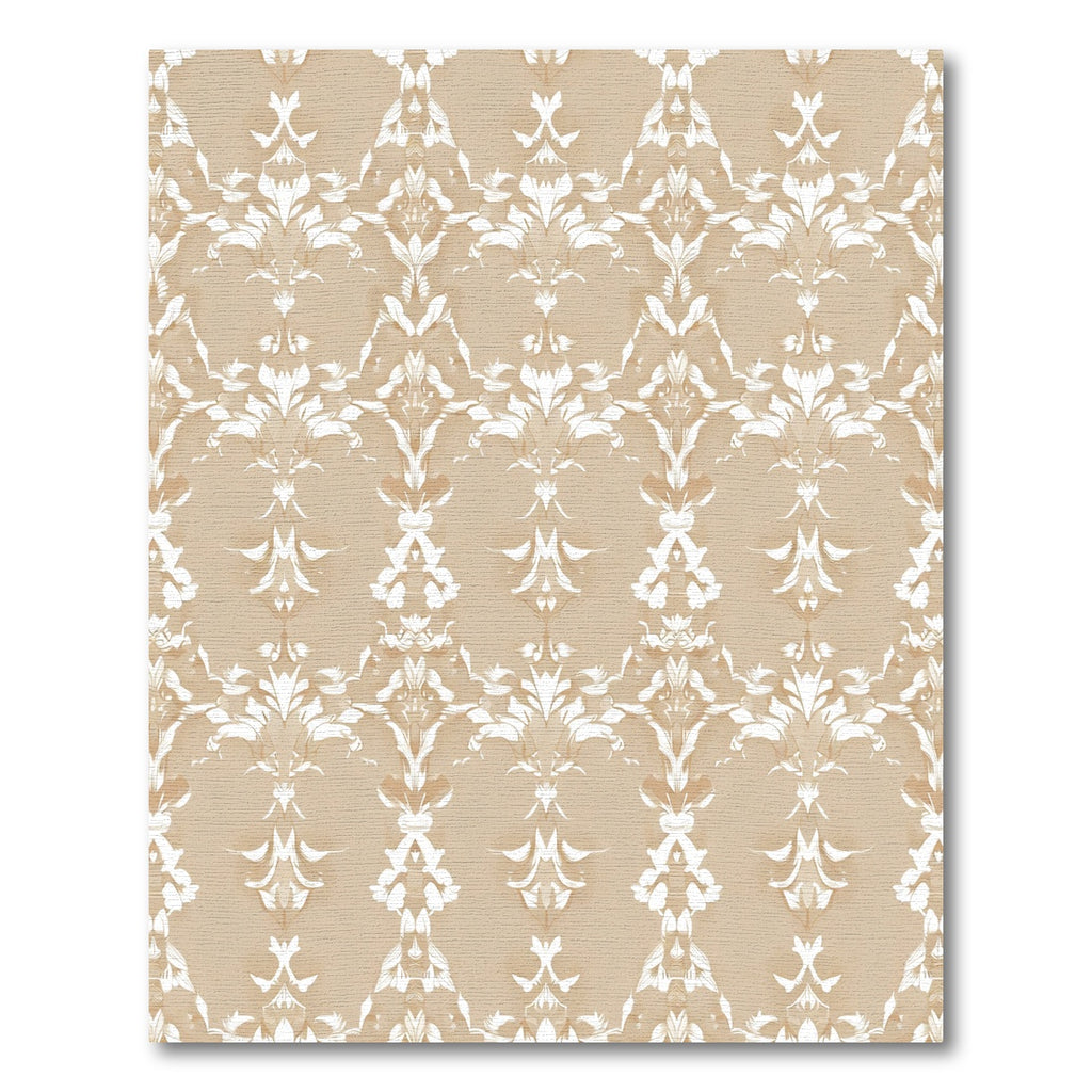 Eclectic Beige Antique Scrollwork Rug