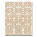 Eclectic Beige Antique Scrollwork Rug