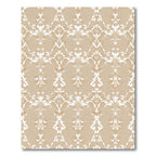 Eclectic Beige Antique Scrollwork Rug