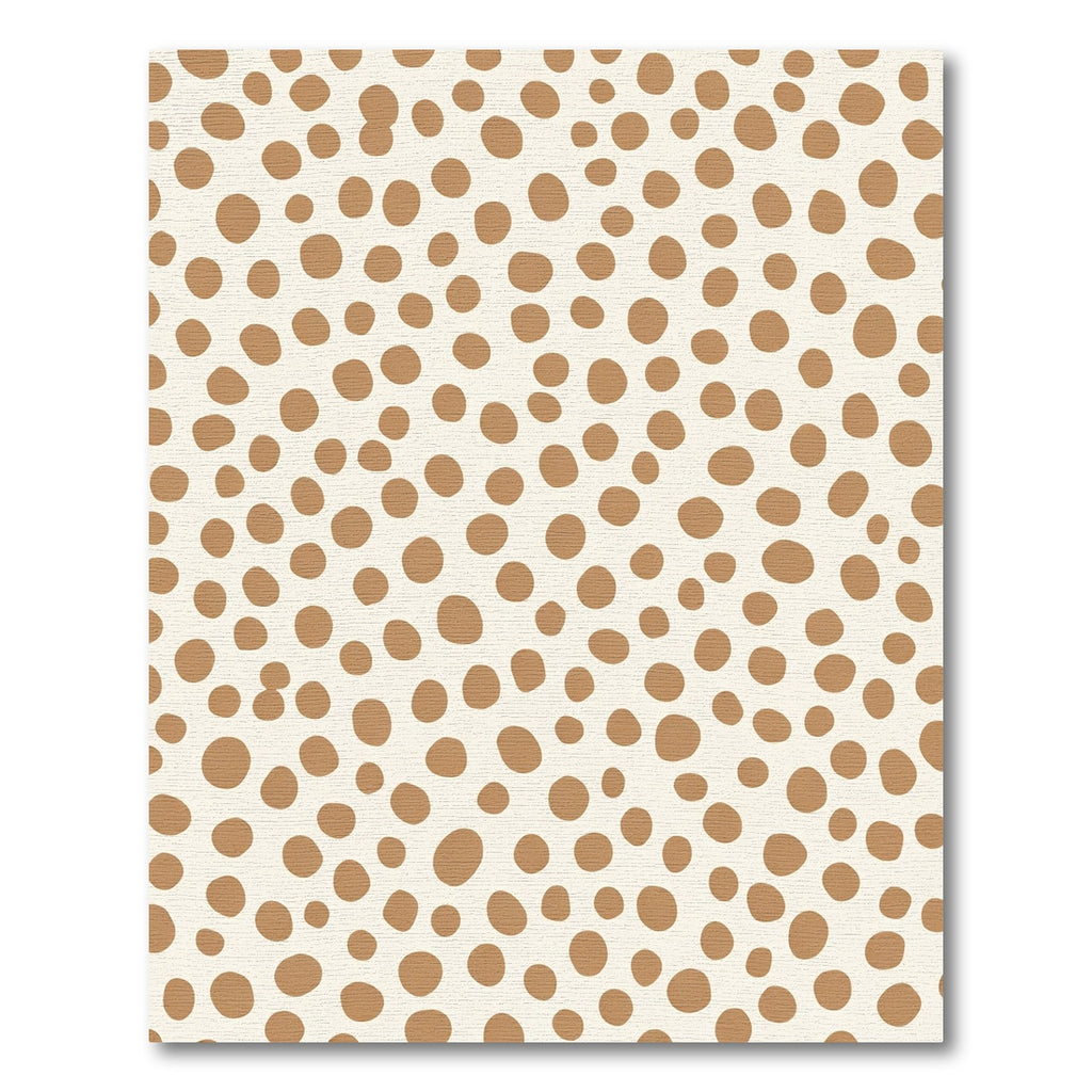 Tan Dot Scatter Rug