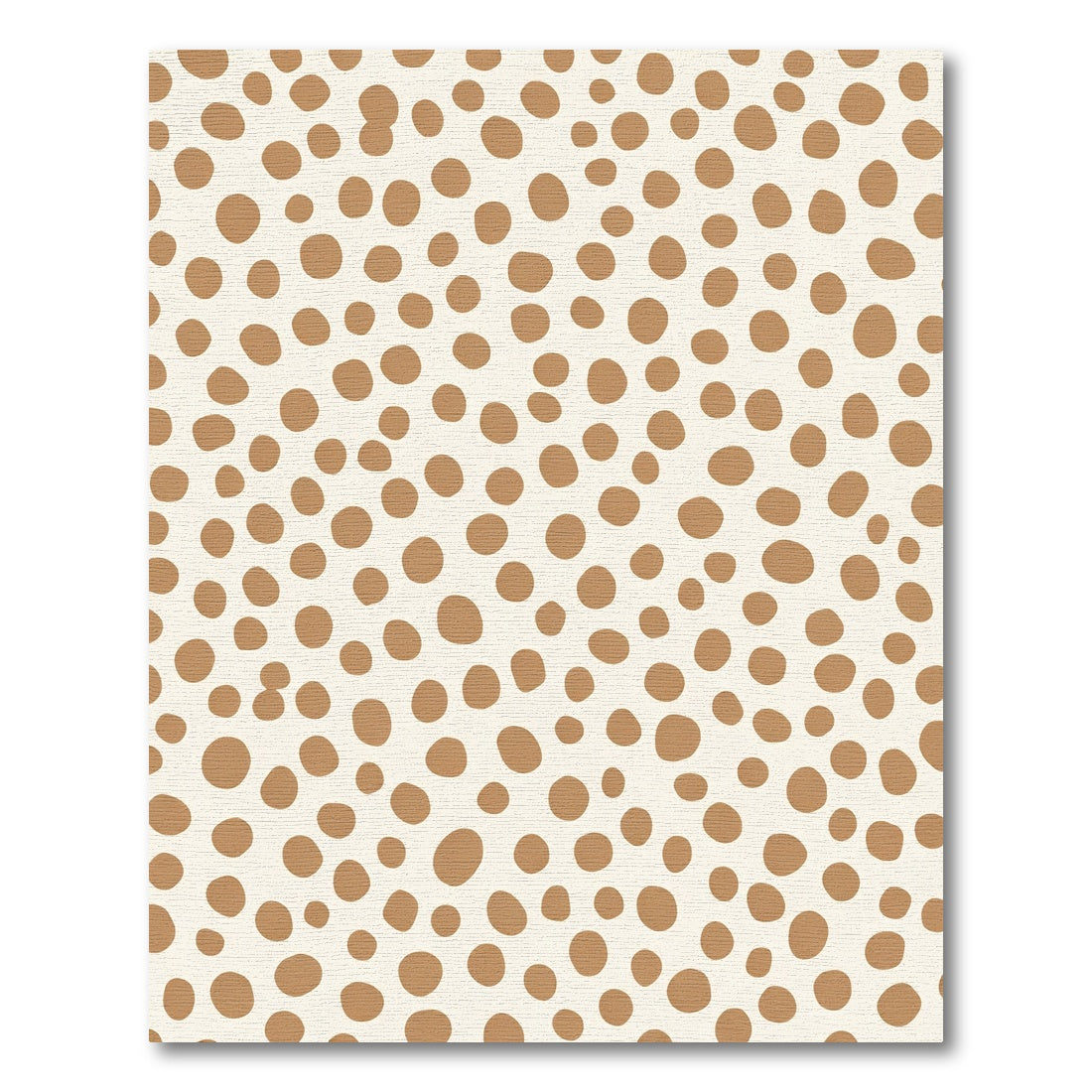 Tan Dot Scatter Rug