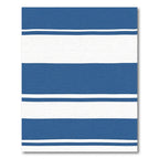 Classic Blue White Stripe Rug