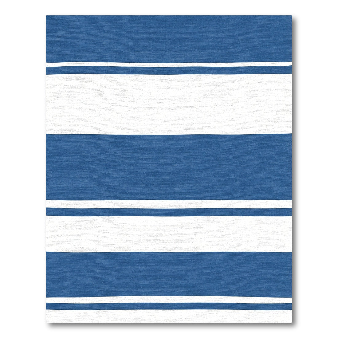 Classic Blue White Stripe Rug