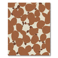 Terra Cotta Organic Abstract Drops Rug