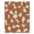Terra Cotta Organic Abstract Drops Rug
