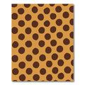 Amber Brown Polka Dot Rug