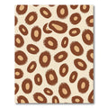Brown Tan Spotted Spots Rug