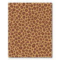 Brown Spots Animal Print Rug