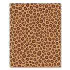 Brown Spots Animal Print Rug