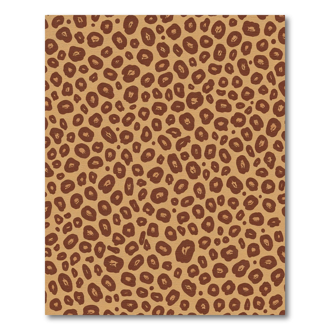 Brown Spots Animal Print Rug