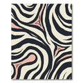 Blush Pink Zebra Swirl Rug