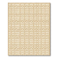 Beige Geometric Interlocking Tiles Rug