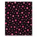 Hot Pink Polka Dot Scatter Rug