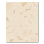 Soft Beige Organic Shape Abstract Rug