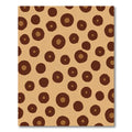 Brown Polka Dot Contemporary Rug
