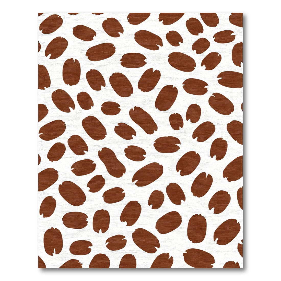 Brown Speckled Spot Pattern Rug