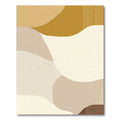 Earthy Abstract Organic Wave Rug