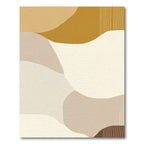 Earthy Abstract Organic Wave Rug