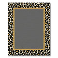 Bold Leopard Print Border Rug