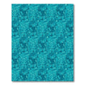 Aqua Abstract Organic Flow Rug