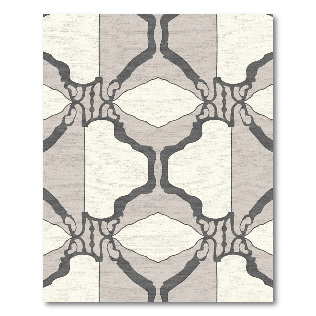 Neutral Ochre Organic Link Rug