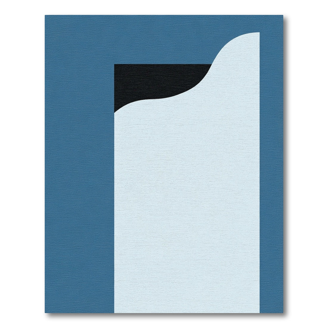 Indigo Sky White Cloud Form Rug