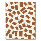 Terra Cotta Scattered Rectangles Rug