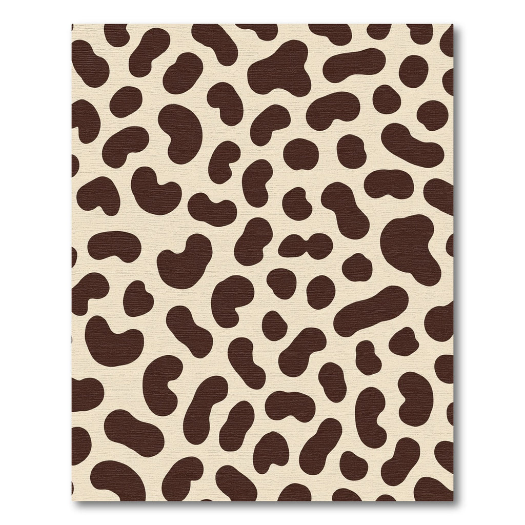 Brown Spotted Cream Spots Rug
