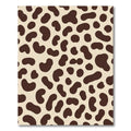 Brown Spotted Cream Spots Rug