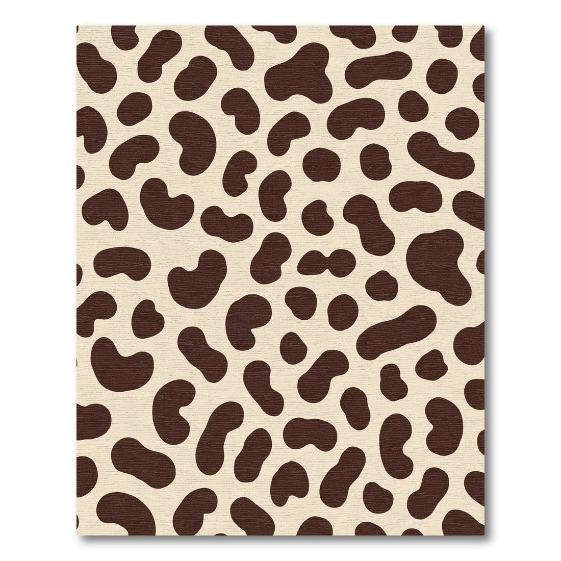 Brown Spotted Cream Spots Rug