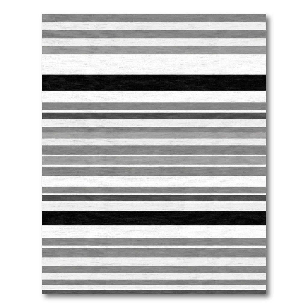 Monochromatic Horizontal Stripe Arrangement Rug