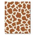 Brown Giraffe Spots Abstract Rug