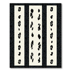 Cream And Black Natural Spots Rug