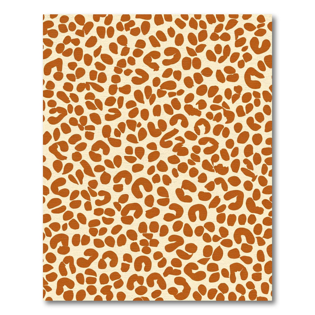 Ginger Brown Animal Spots Rug