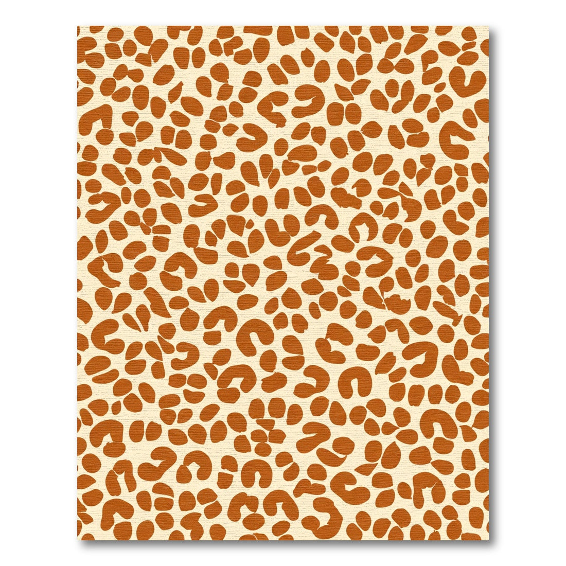 Ginger Brown Animal Spots Rug