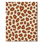 Brown Orange Spots Collection Rug