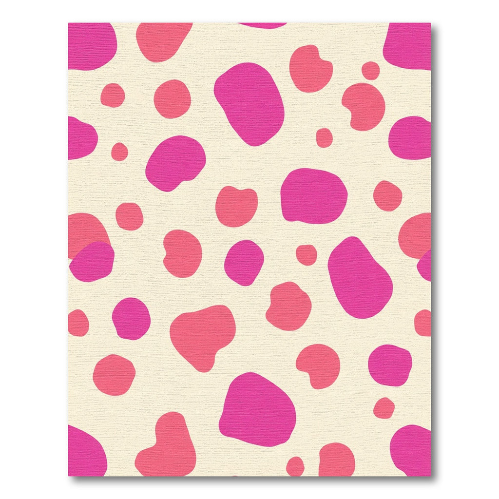 Pink and Coral Blob Scatter Rug
