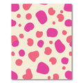 Pink and Coral Blob Scatter Rug