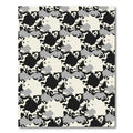 Gray Beige Black Abstract Cloud Rug