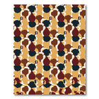 Earthy Camouflage Abstract Shapes Rug