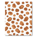 Brown Dalmation Spots Abstract Rug