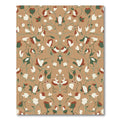 Terracotta Floral Vine Ensemble Rug