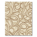 Earthy Swirls Curlicues Rug