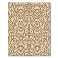 Brown Beige Baroque Swirl Rug