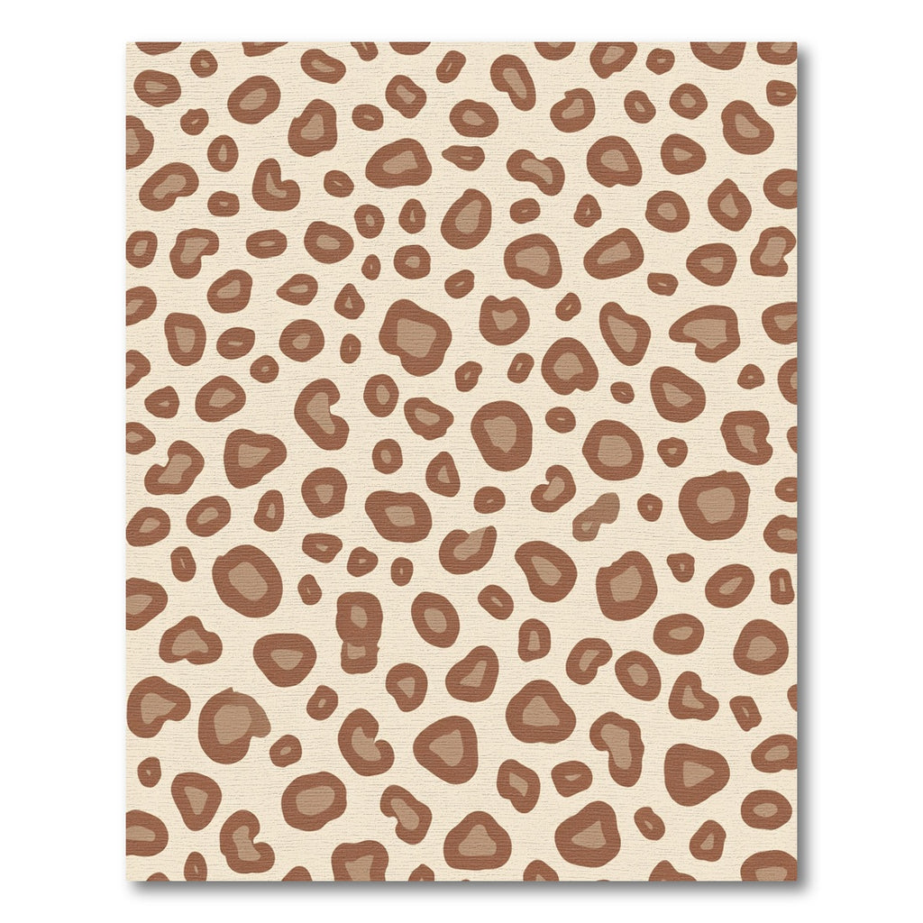 Brown Leopard Spots All Over Rug