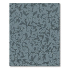 Deep Teal Vine Flourish Rug