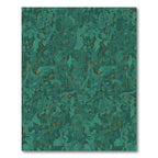 Forest Green Abstract Marble Texture Rug